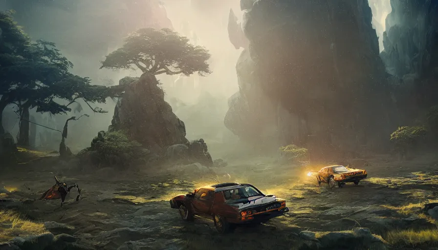 Prompt: ae86, tribe members attacking, action scene, an epic fantasy, dramatic lighting, cinematic, establishing shot, extremely high detail, photorealistic, cinematic lighting, Maxwell Boas Jessica Rossier Christian Dimitrov Anton Fadeev trending on Artstation CGSociety rendered in Unreal Engine 4k HQ