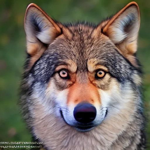 Prompt: professional photograph of a light brown and tan wolf, high quality, hd, 8 k, 4 k, magnificent, award - winning, nature, nature photography, awe - inspiring, highly detailed, amazing
