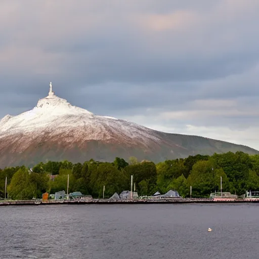 Prompt: Copenhagen mountain