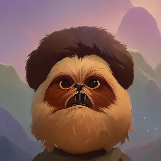 Image similar to face icon stylized minimalist ewoks, loftis, cory behance hd by jesper ejsing, by rhads, makoto shinkai and lois van baarle, ilya kuvshinov, rossdraws global illumination