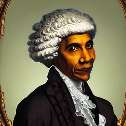 Prompt: baroque obama