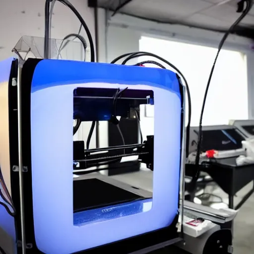 Image similar to a 3d printer printing a 3d printer printing a 3d printer printing a 3d printer