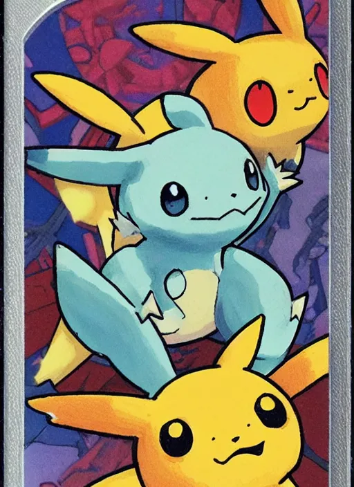 Image similar to a single pokemon card art from the year 6 0 0 award winning art