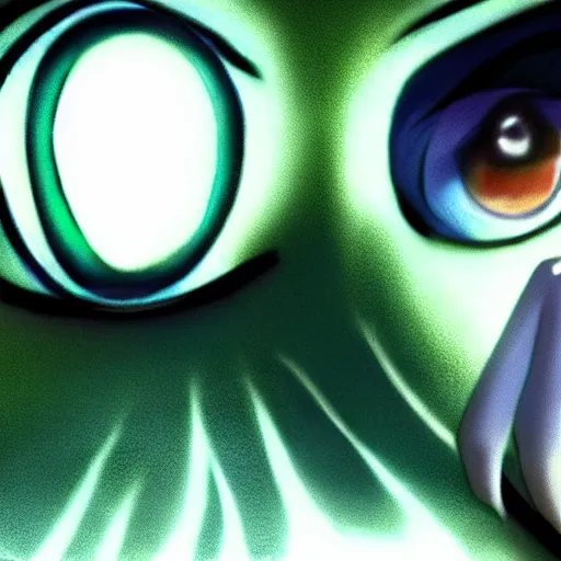 Prompt: mike wazowski in death note digital art very detailed 4 k detailed super realistic