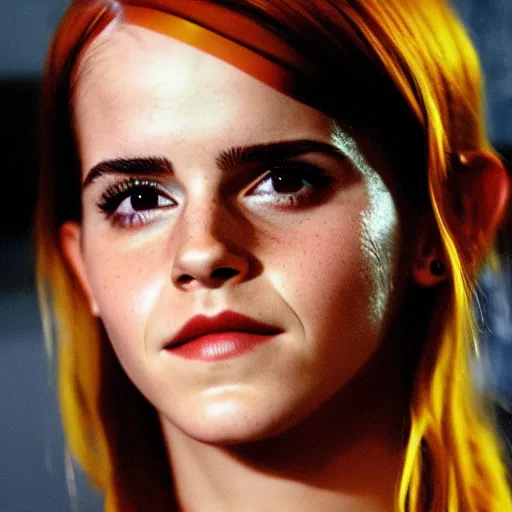 Prompt: Emma Watson is leeloo from the fifth element