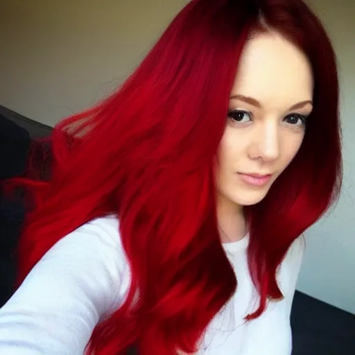 Image similar to red, hair