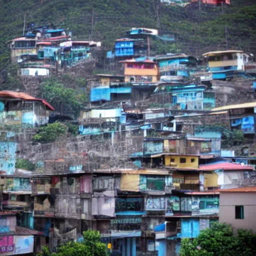 Image similar to aliens invaded favela