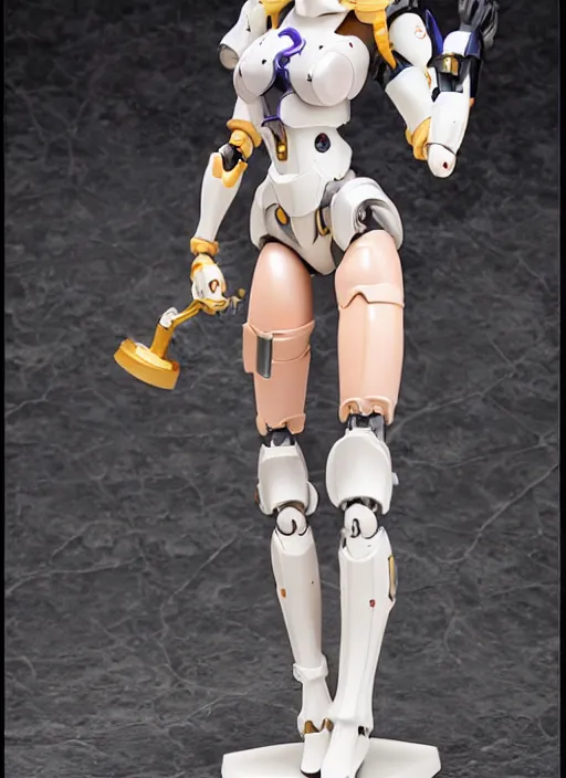 Image similar to Girl in magic mecha, portrait of the action figure of a girl, with bare legs，in the style of Kotobukiya ，anime figure