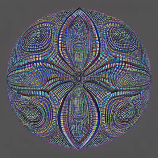 Image similar to iterated centroids, barycentric subdivision, sierpinski gasket, pencil line art inspired by karol bak, 8 k, uhd, vray