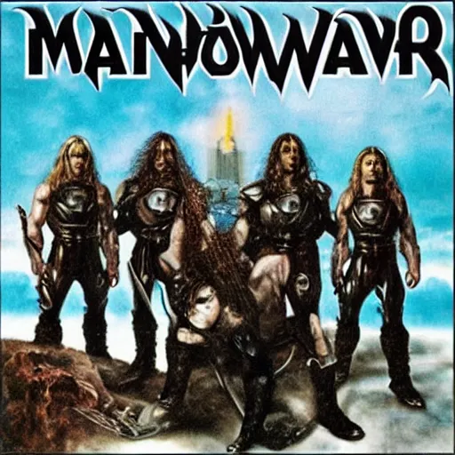 Image similar to manowar album cover