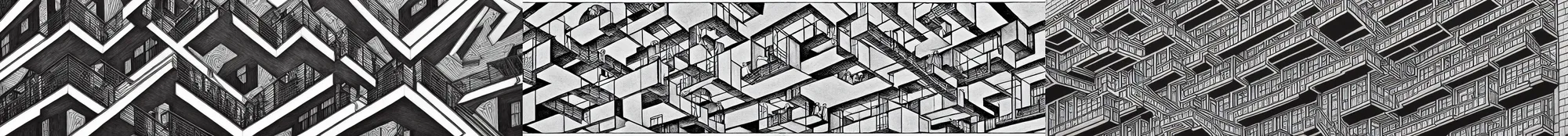 Prompt: in the style of M.C. Escher