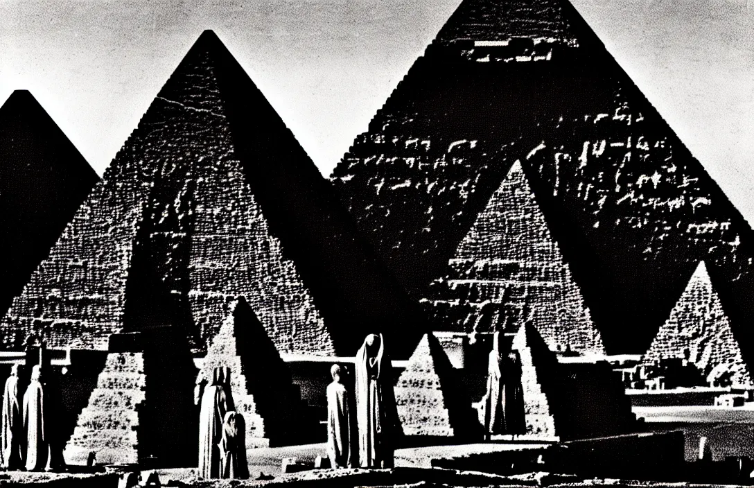 Prompt: excommunication the pyramid of figures is drawn together biblically accurate intact flawless ambrotype from 4 k criterion collection remastered cinematography gory horror film, ominous lighting, evil theme wow photo realistic postprocessing meditational visions directed by kurosawa