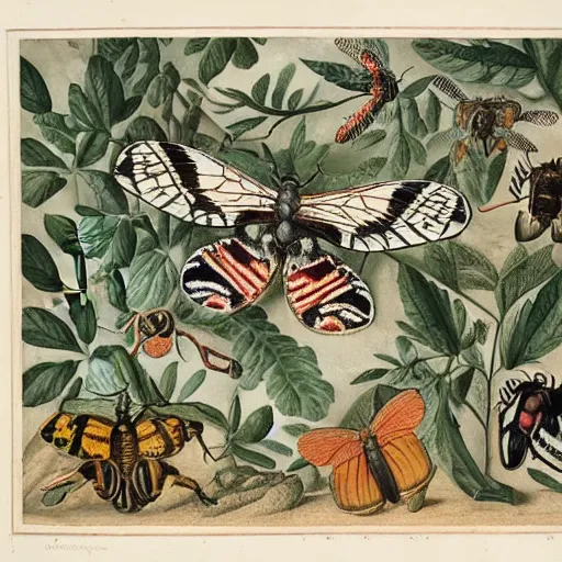 Image similar to metamorphosis insectorum surinamensium, by maria sibylla merian