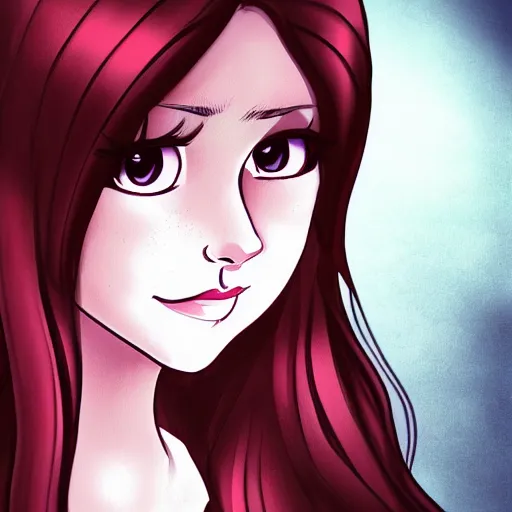 Image similar to pretty girl portrait profile picture by samdoesarts, detailed, dramatic lighting