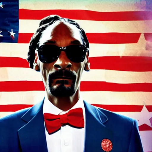 Prompt: Snoop Dogg as President of America