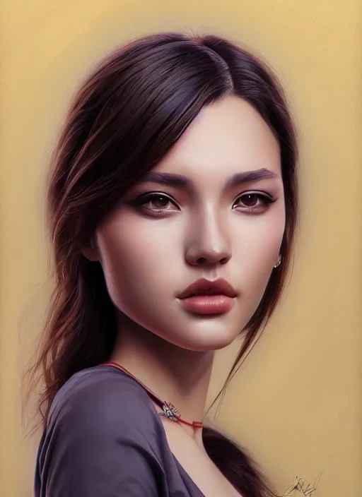 Image similar to photo of a gorgeous young woman in the style of stefan kostic, realistic, sharp focus, 8 k high definition, insanely detailed, intricate, elegant, art by stanley lau and artgerm