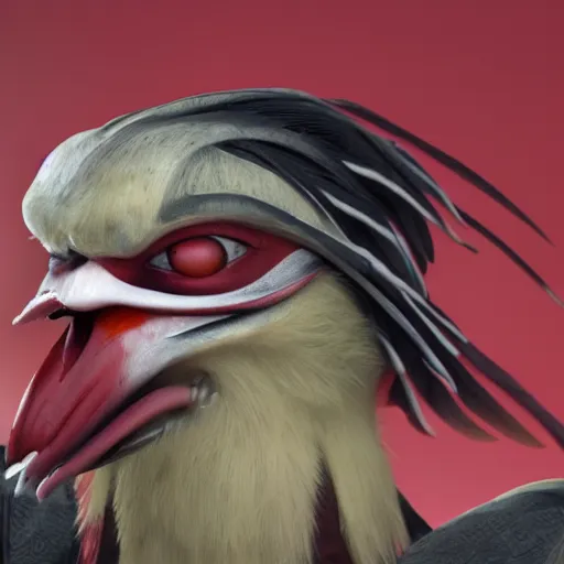 Prompt: a still of tengu, realistic, photorealistic, detailed,