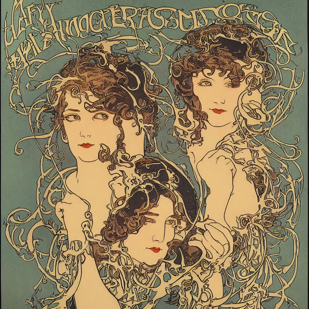 Prompt: Art Nouveau Work safety Poster by Mucha