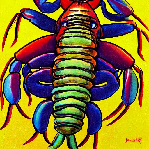 Prompt: Karmic Lobster by John Avon