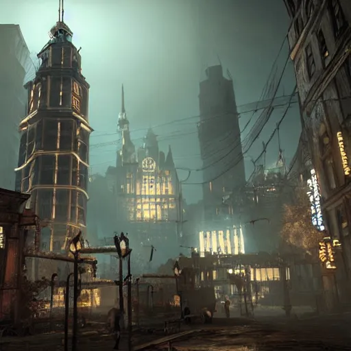 Image similar to city bioshock yharnam