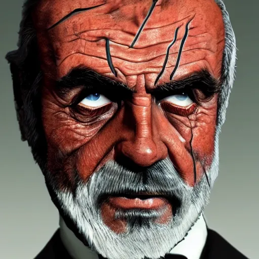 Prompt: a craigslist ad photo close up ultra detailed still of sean connery as a zombie he has red eyes and he's very tired anamorphic lens
