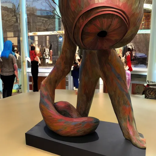 Image similar to sculpture toy on display