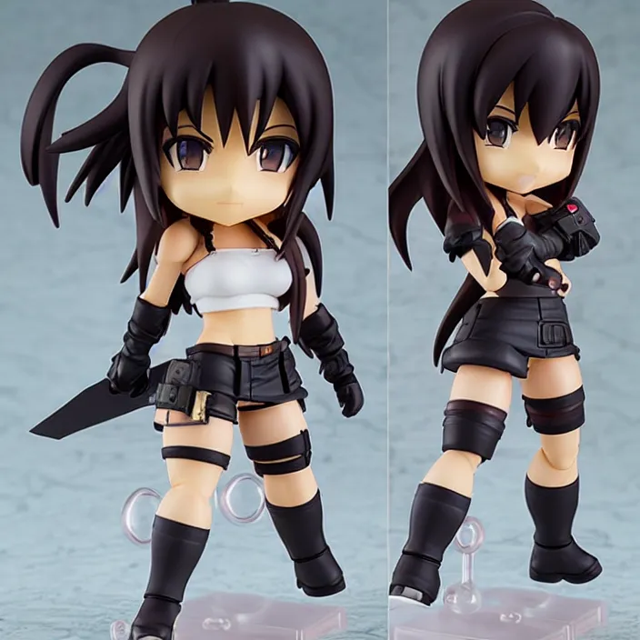 Image similar to Tifa Lockhart, An anime Nendoroid of Tifa Lockhart, figurine, detailed product photo