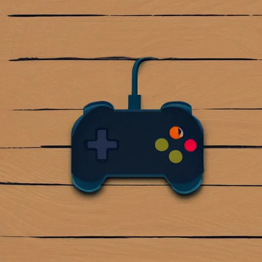 Prompt: logo of a game controller