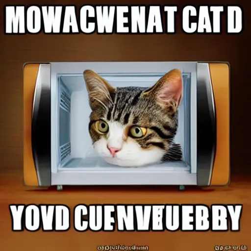 Prompt: Microwave cat lawyer