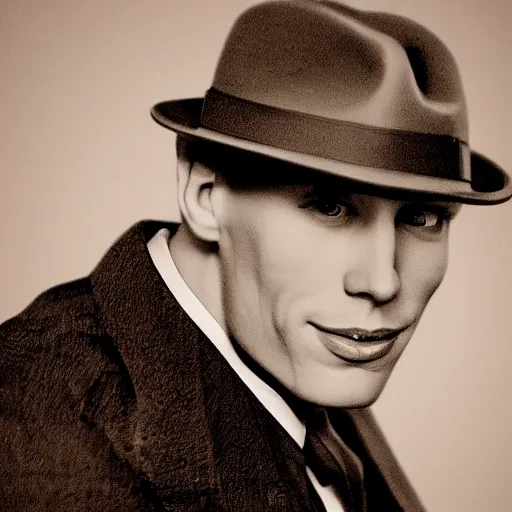 Image similar to A photograph portrait of Jerma985 wearing a suit with and fedora in the 1940s, taken in the early 1940s, grainy, taken on a 940s Kodak Camera, realistic, hyperrealistic, very realistic, highly detailed, very detailed, extremely detailed, detailed, digital art, trending on artstation