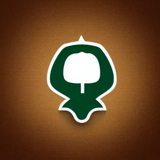 Prompt: A professional logo of a company in the shape of an acorn, vector graphics