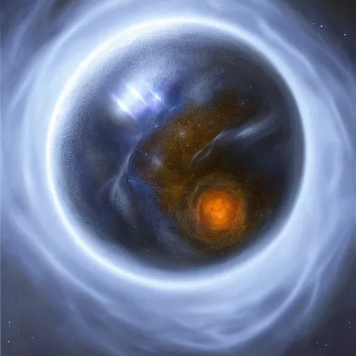 Prompt: a cosmic sphere in space, artstation hall of fame gallery, editors choice, #1 digital painting of all time, most beautiful image ever created, emotionally evocative, greatest art ever made, lifetime achievement magnum opus masterpiece, the most amazing breathtaking image with the deepest message ever painted, a thing of beauty beyond imagination or words