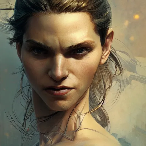 Image similar to Beautiful portrait of spiderman, wide angle, intricate, wild, highly detailed, digital painting, artstation, concept art, smooth, sharp focus, illustration, art by artgerm and greg rutkowski and alphonse mucha - W 768