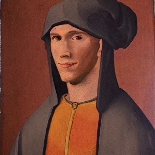 Image similar to jerma, medieval painting