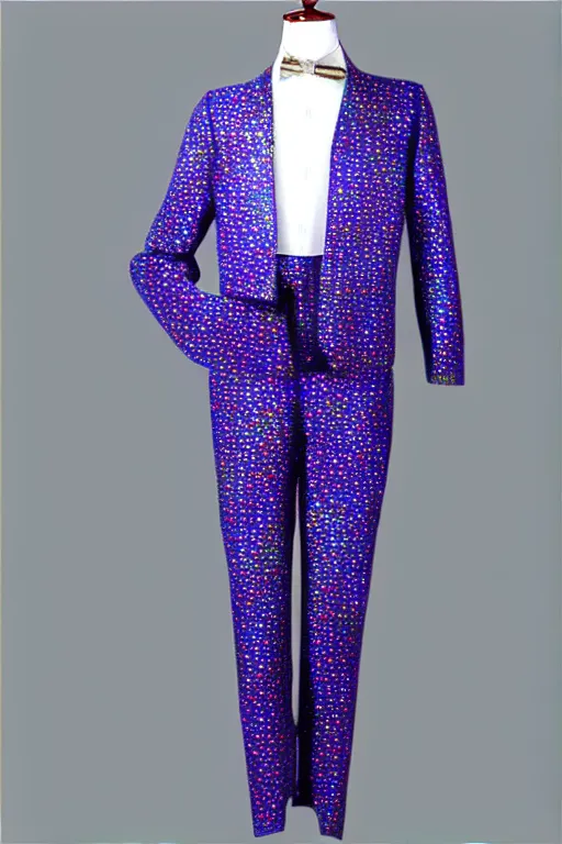 Image similar to psychedelic fashion business suit minimalist 1 9 2 0 s shimmering pattern textile business suit uniform