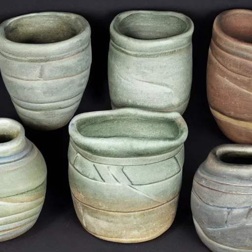 Image similar to pre - inca native ceramics