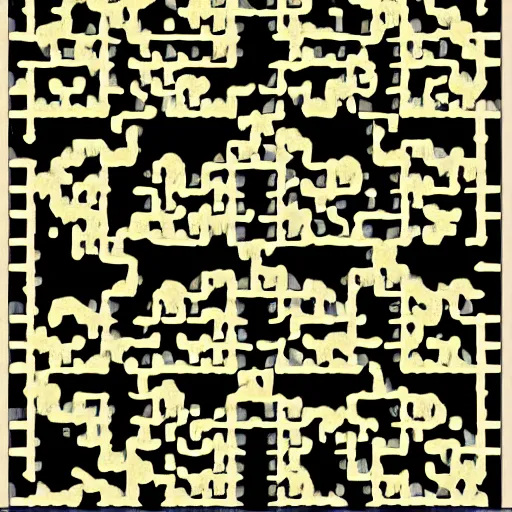 Prompt: three dimensional cellular automata developed by ai