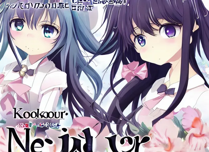 Image similar to maid ; kadokawa light novel, cover, ; visual novel