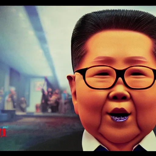 Prompt: full body pose, hyper - realistic photo of kim jong - il on parade in hell volumetric lighting, 8 k, octane perfectly detailed rendering, extremely hyper detailed, intricate, epic composition, cinematic lighting, masterpiece, trending artstation, very highly detailed, stunning, hdr, smooth, sharp focus, high resolution, award winning photo, dslr, 5 0 mm