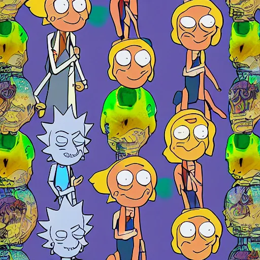 Image similar to rick and morty uwu! g