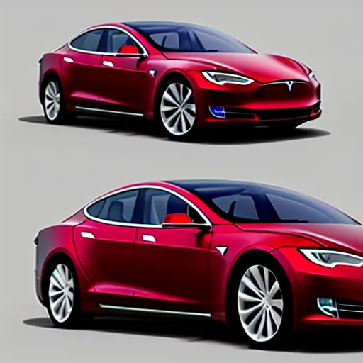 Image similar to Tesla model s High detail, photorealistic, ray tracing, realistic, 8k