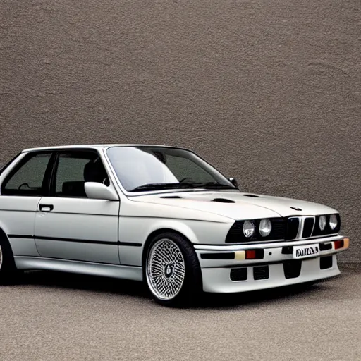 Prompt: bmw e30 in the style of Jean-Honoré Fragonard