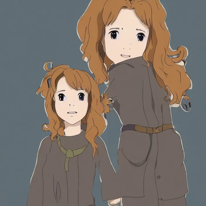 Prompt: jenna fischer anime style ghibli, 8 k,