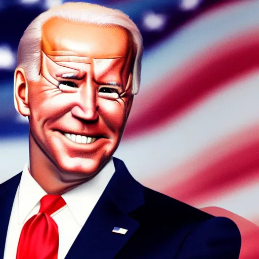 Image similar to joe biden as a 1 9 8 0 s wrestler. highly detailed. hyper real photo. 4 k.