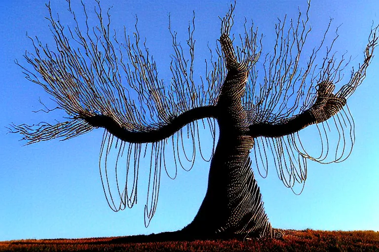 Image similar to wire tree, by kevin iris