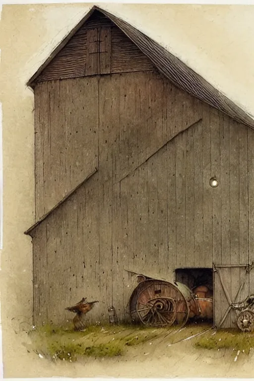 Prompt: ( ( ( ( ( 1 9 5 0 barn workshop. muted colors. ) ) ) ) ) by jean - baptiste monge!!!!!!!!!!!!!!!!!!!!!!!!!!!!!!