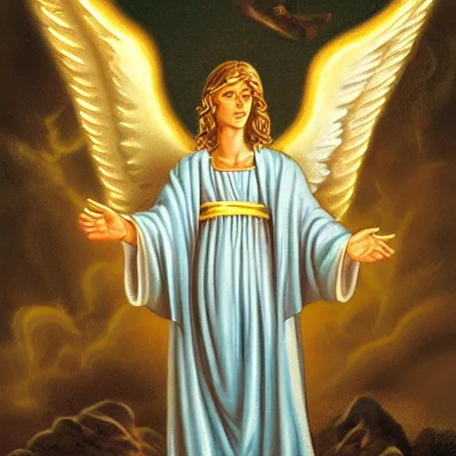 Prompt: biblically accurate angel from the bible