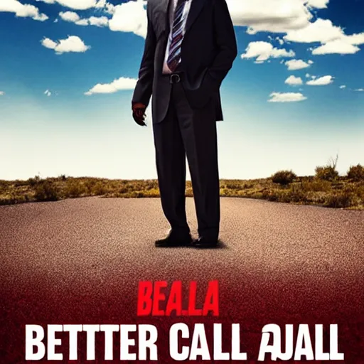 Prompt: better call saul poster starring samuel l jackson, tv show poster