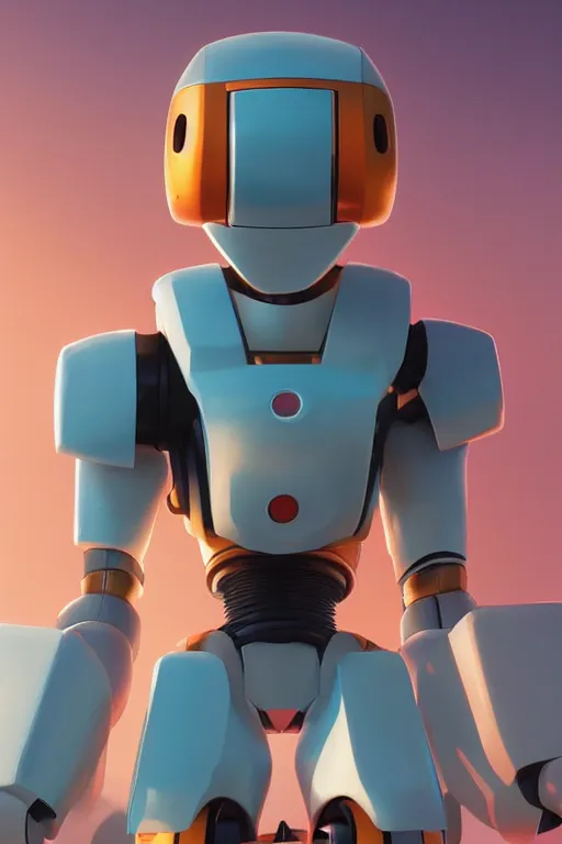 Image similar to metabots medabots medarotto medarot robot minimalist comics helmet mask neon cybereye, behance hd by jesper ejsing, by rhads, makoto shinkai and lois van baarle, ilya kuvshinov, rossdraws global illumination ray tracing hdr radiating a glowing aura