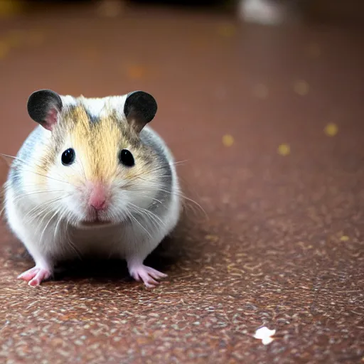 Prompt: a cross between a hamster and a dog, photograph, f / 1 6, 3 5 mm, cute